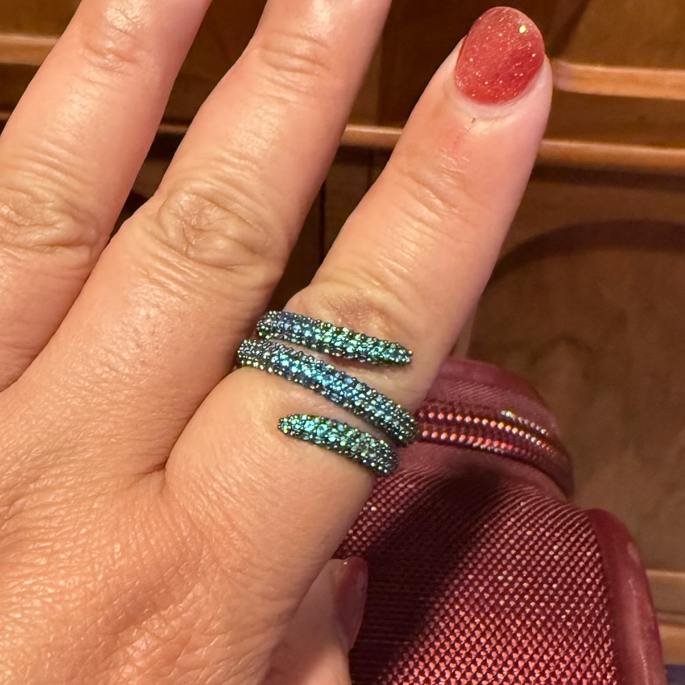 Bomb Party Sirens Collection: A Neverending Tail Wrap Ring- Size 9